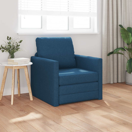 Divano letto Blu 74 x 77 x 81 cm Tessuto | homemem39