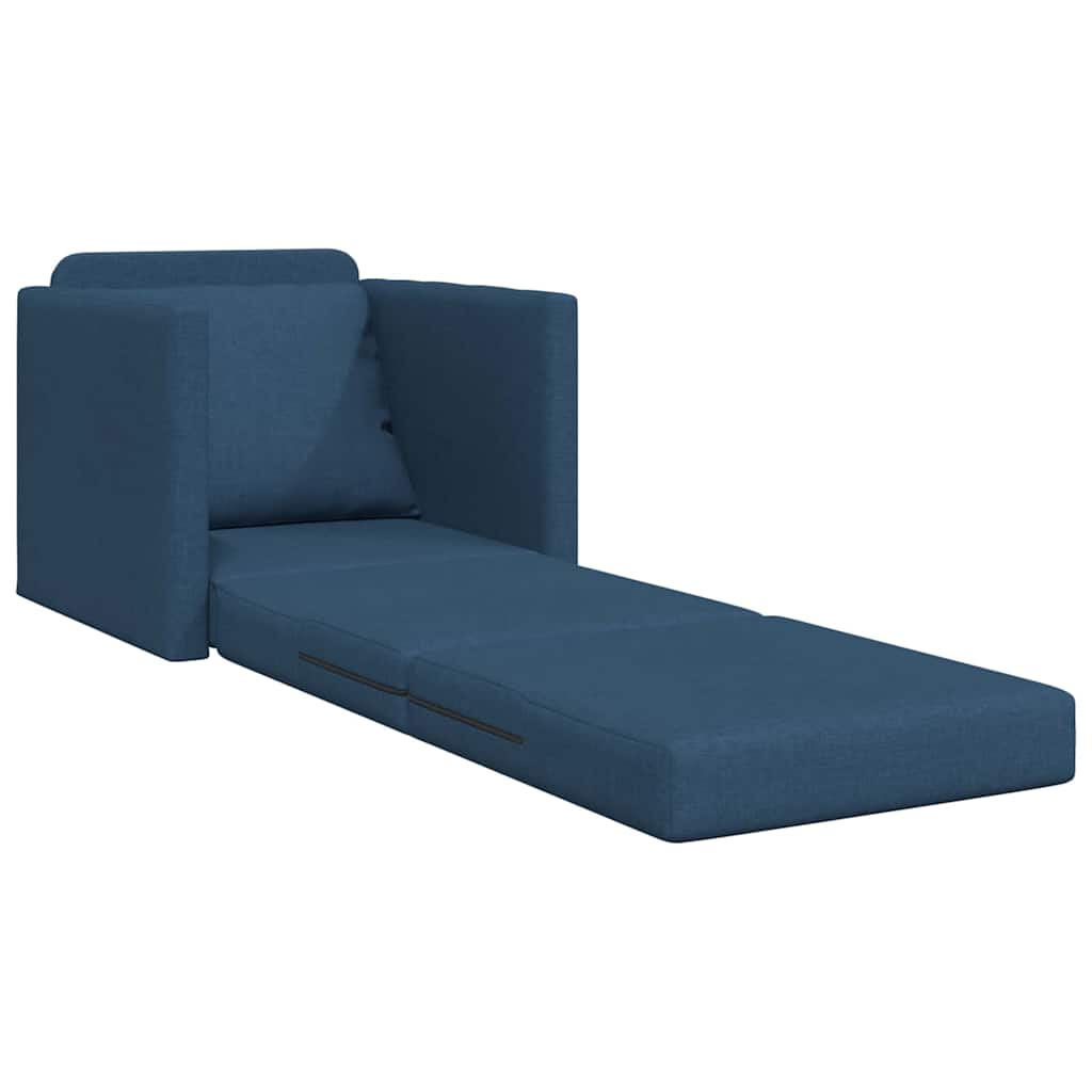 Divano letto 60cm Blu Tessuto - homemem39