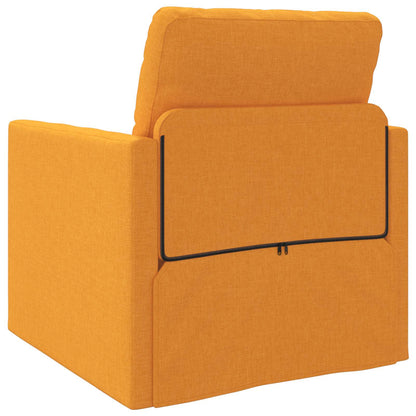 Divano letto Giallo Scuro 74 x 77 x 81 cm Tessuto | homemem39