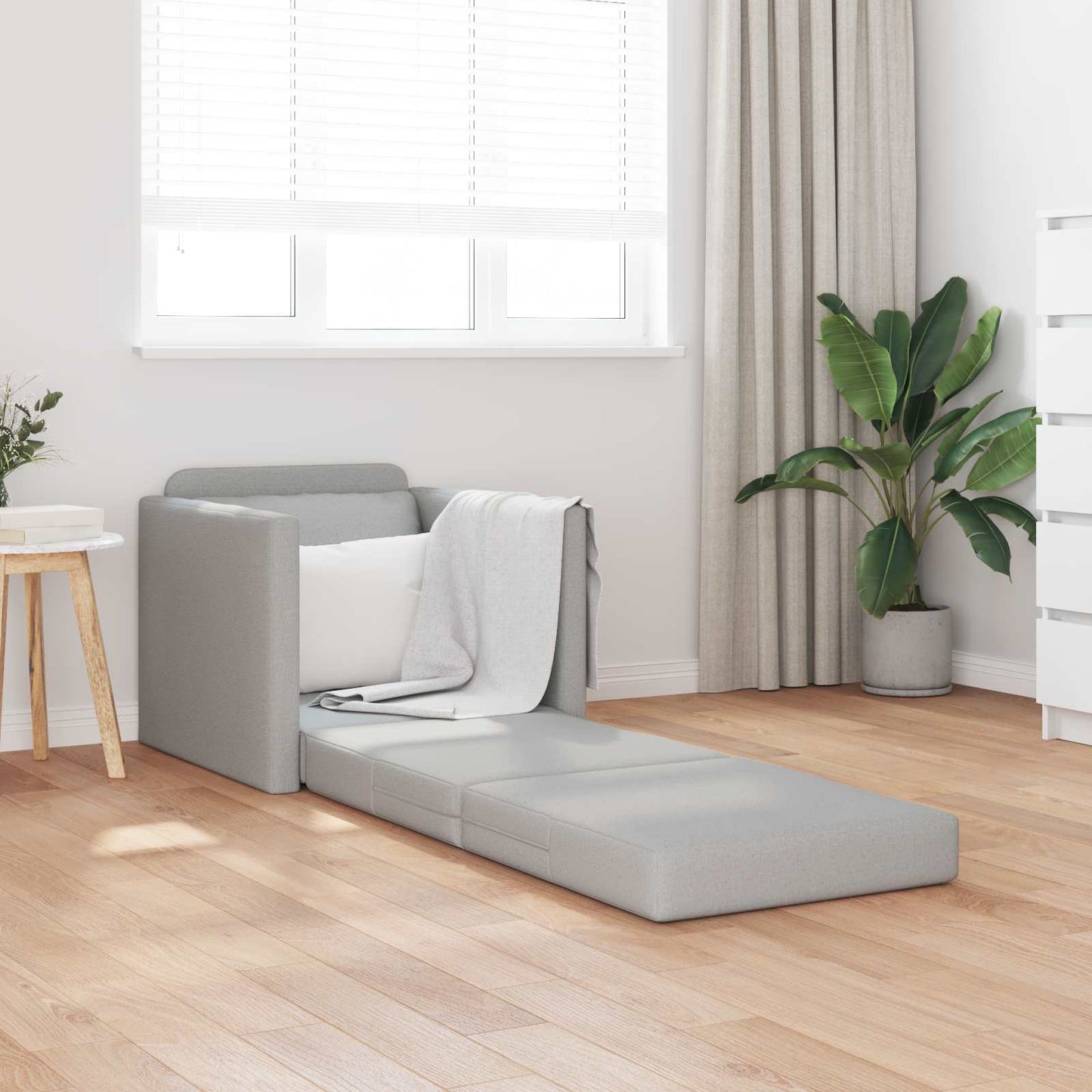 Divano letto Grigio Nuvola 74 x 77 x 81 cm Tessuto