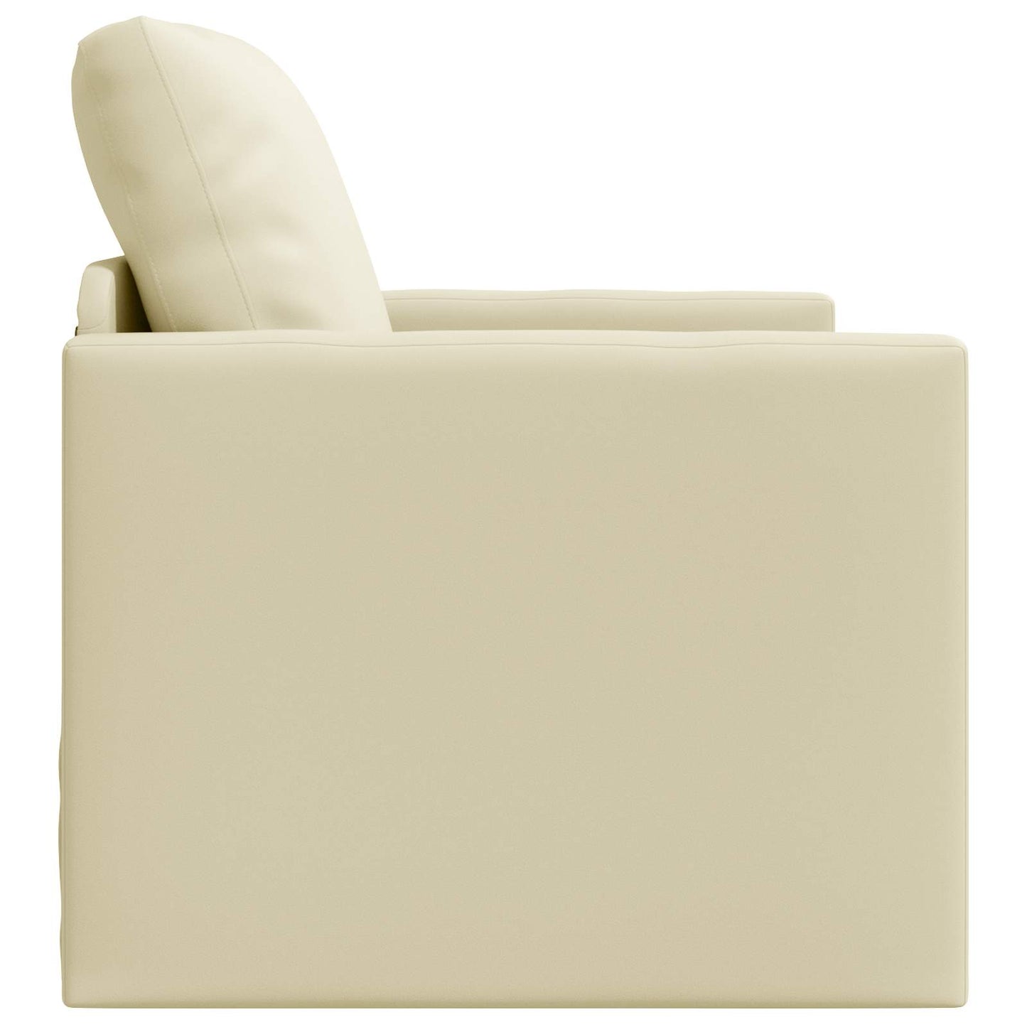 Divano letto 60cm Crema Pelle Artificiale | homemem39