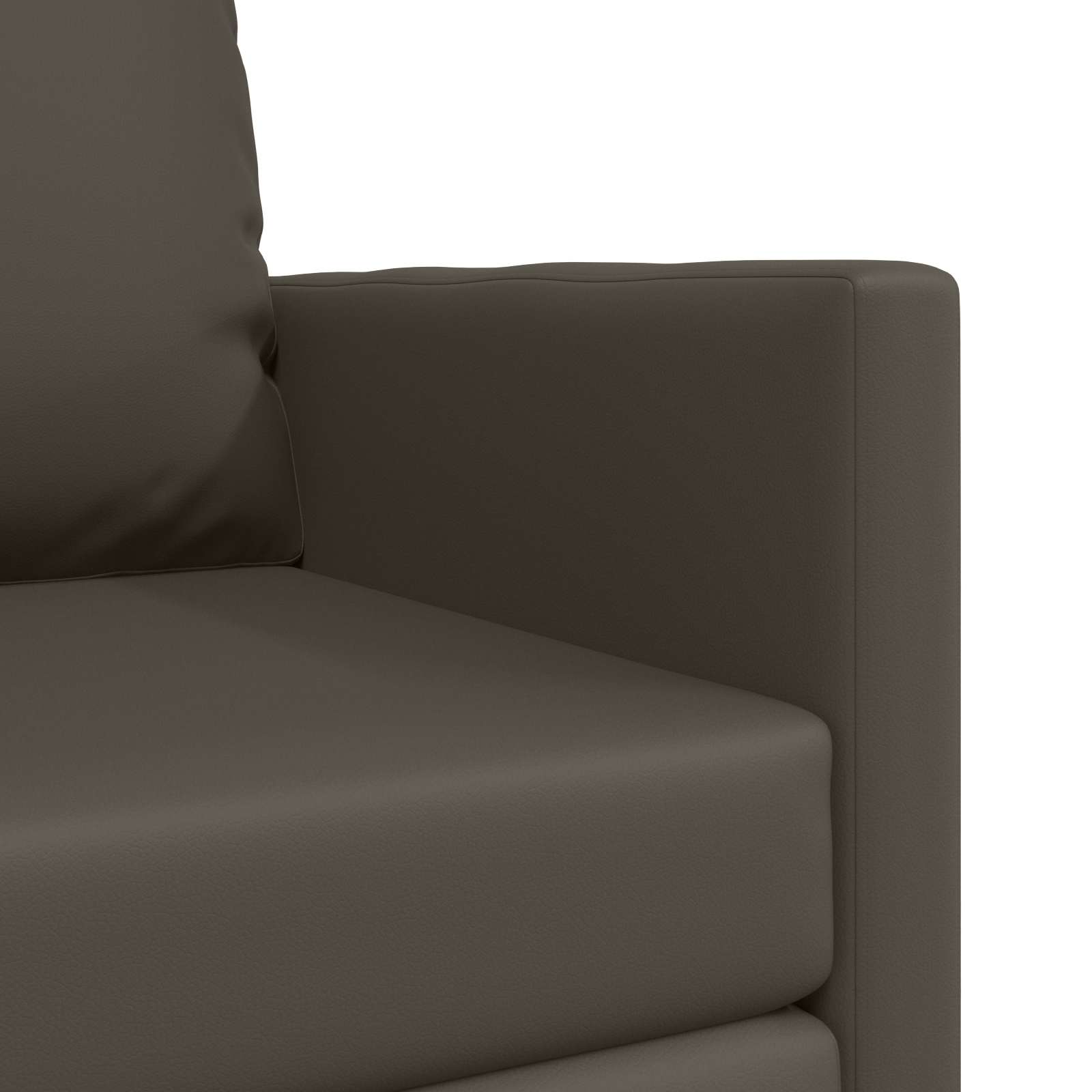 Divano letto 60cm Grigio Pelle Artificiale | homemem39
