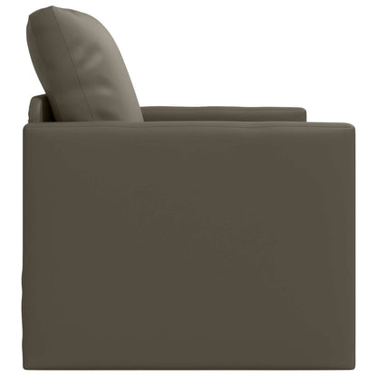 Divano letto 60cm Grigio Pelle Artificiale | homemem39