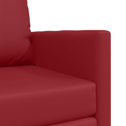 Divano letto 60cm Rosso Vino Pelle Artificiale | homemem39