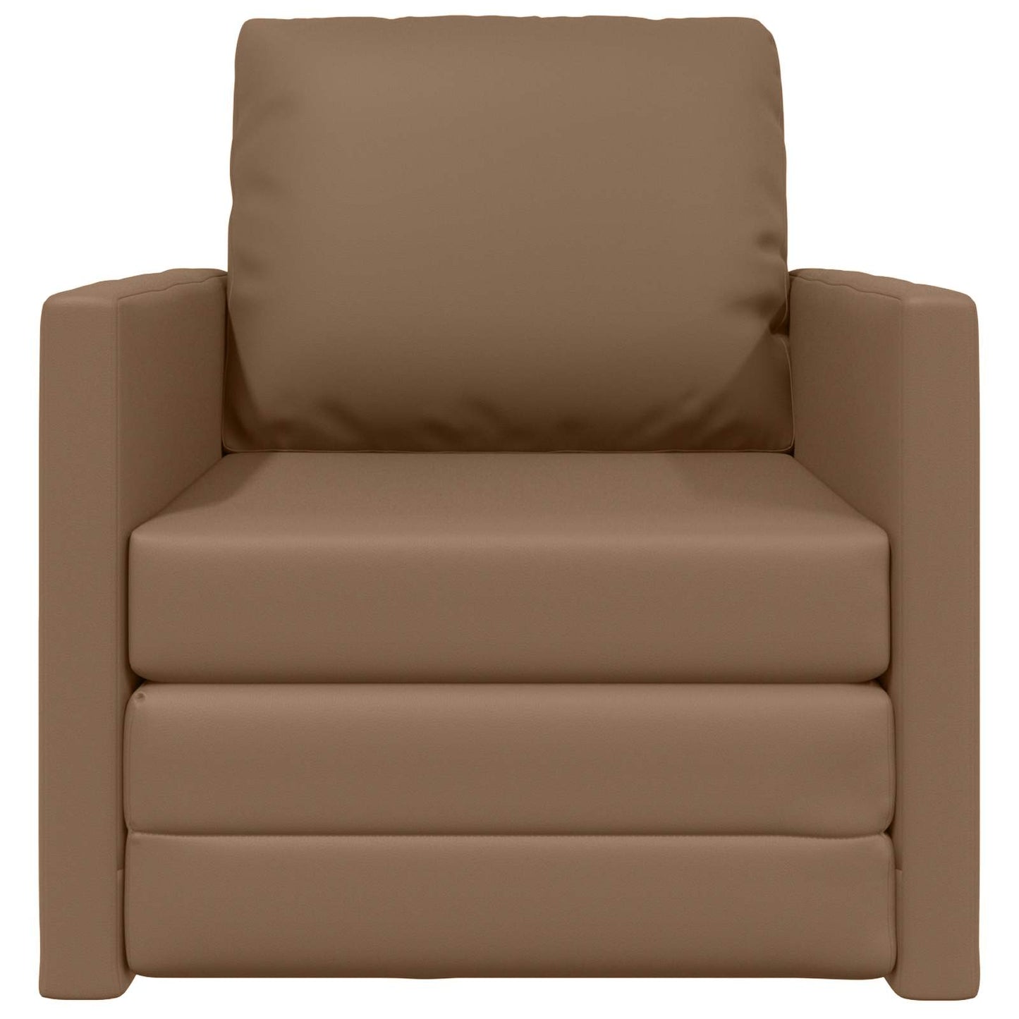 Divano letto 60cm Cappuccino Pelle Artificiale | homemem39