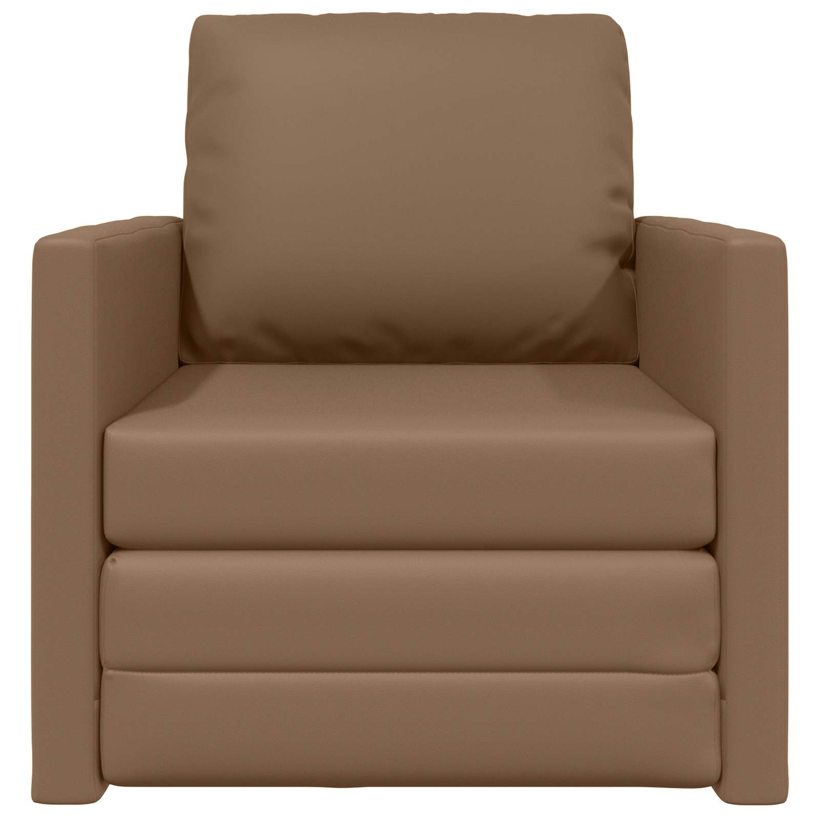 Divano letto 60cm Cappuccino Pelle Artificiale | homemem39