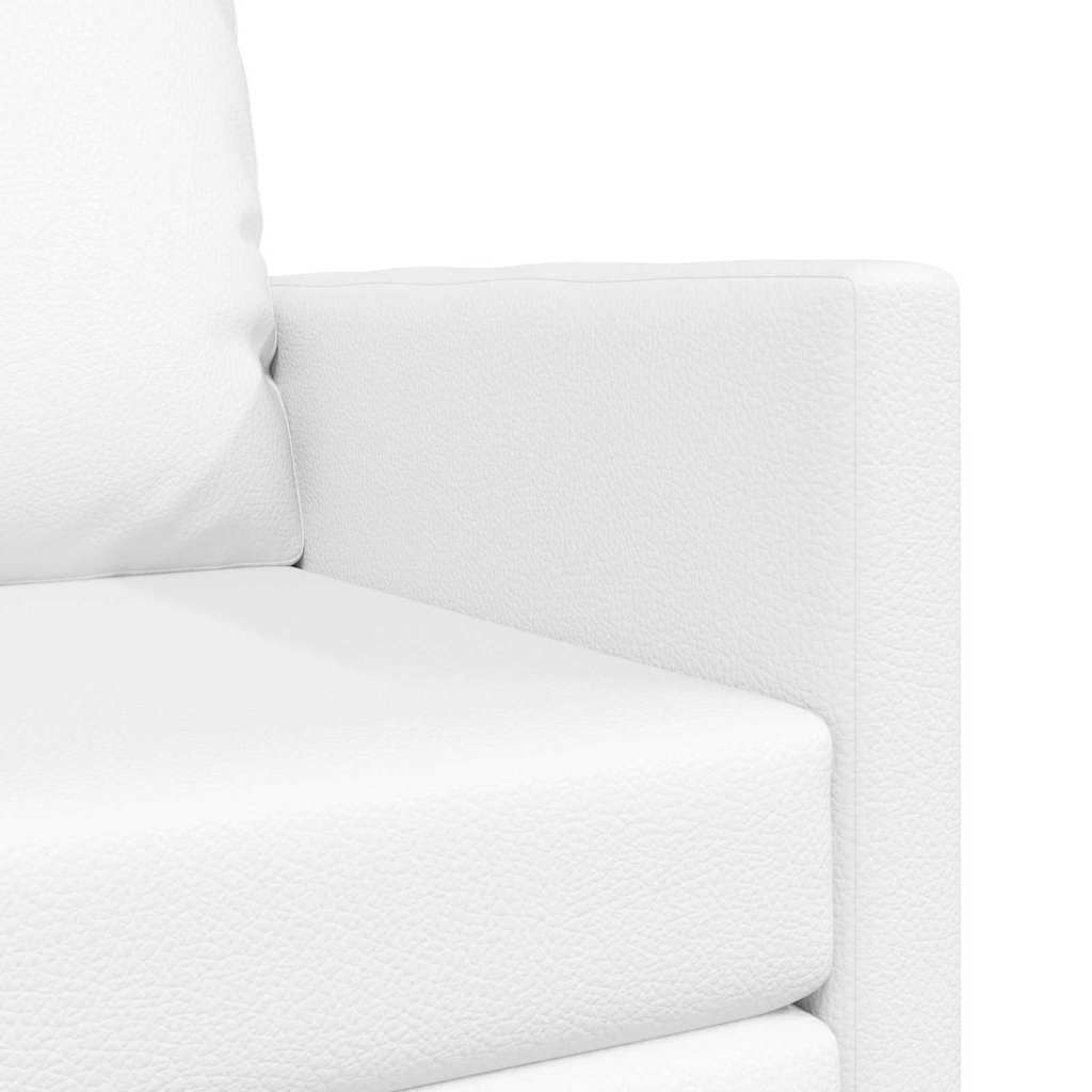 Divano letto 60cm Bianco Pelle Artificiale - homemem39