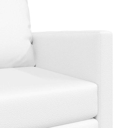 Divano letto 60cm Bianco Pelle Artificiale - homemem39