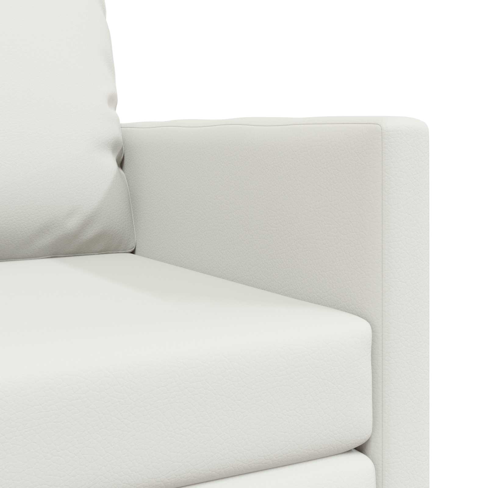 Divano letto 60cm Bianco Pelle Artificiale | homemem39