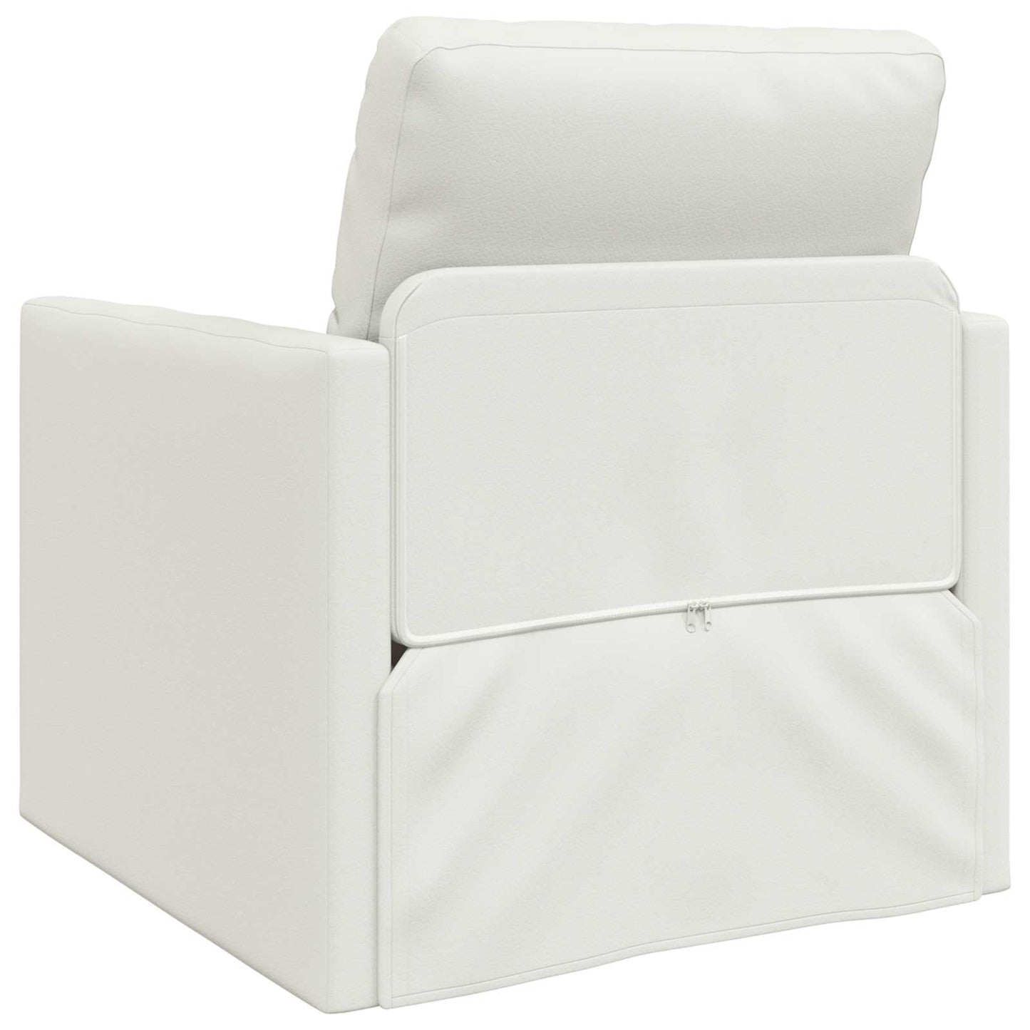 Divano letto 60cm Bianco Pelle Artificiale | homemem39