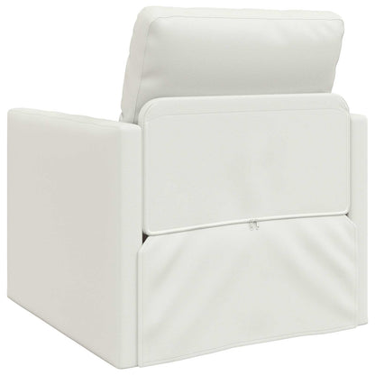 Divano letto 60cm Bianco Pelle Artificiale | homemem39