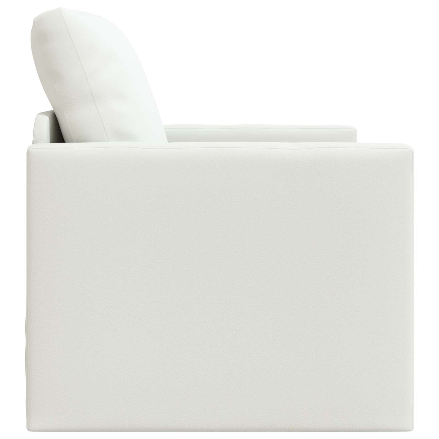 Divano letto 60cm Bianco Pelle Artificiale | homemem39