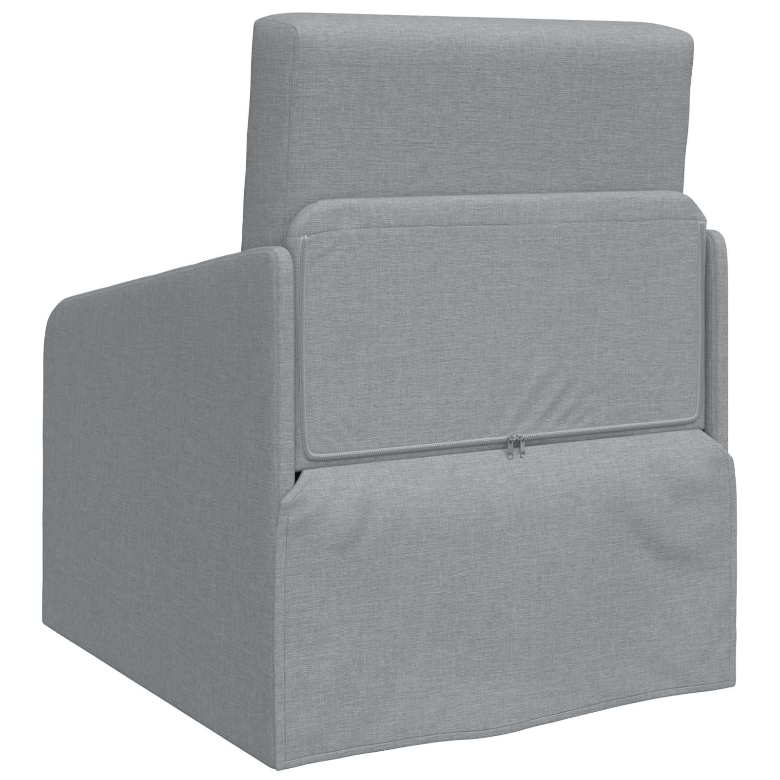 Divano letto Grigio chiaro 65 x 80 x 83 cm Tessuto | homemem39