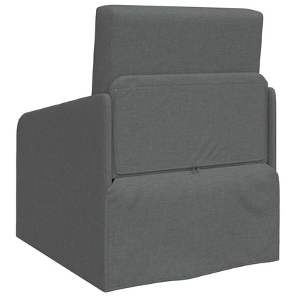 Divano letto Grigio scuro 65 x 80 x 83 cm Tessuto | homemem39