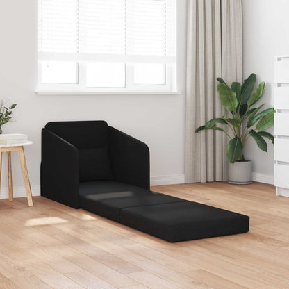 Divano letto Nero 65 x 80 x 83 cm Tessuto | homemem39