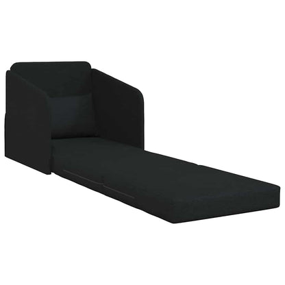 Divano letto Nero 65 x 80 x 83 cm Tessuto - homemem39