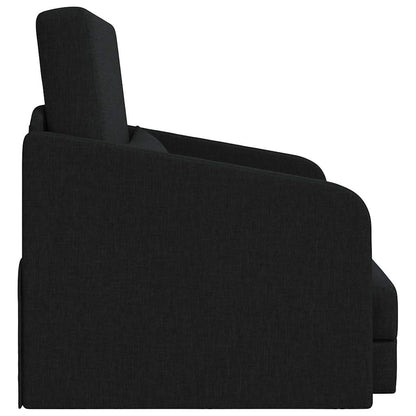 Divano letto Nero 65 x 80 x 83 cm Tessuto - homemem39