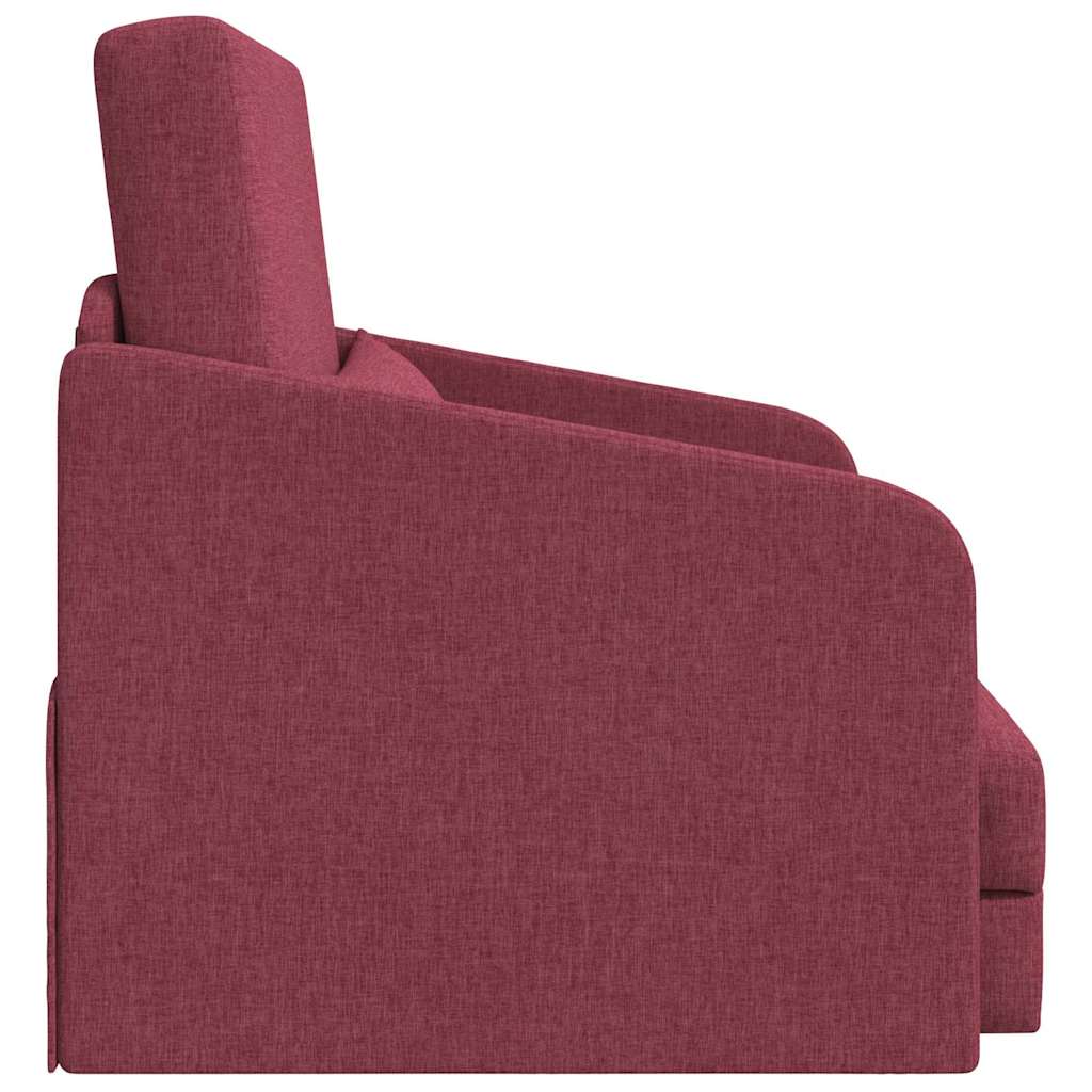 Divano letto Rosso vino 65 x 80 x 83 cm Tessuto - homemem39