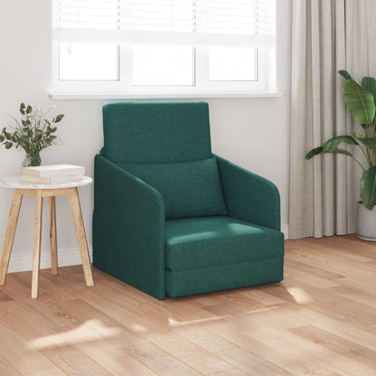 Divano letto Verde Scuro 65 x 80 x 83 cm Tessuto | homemem39