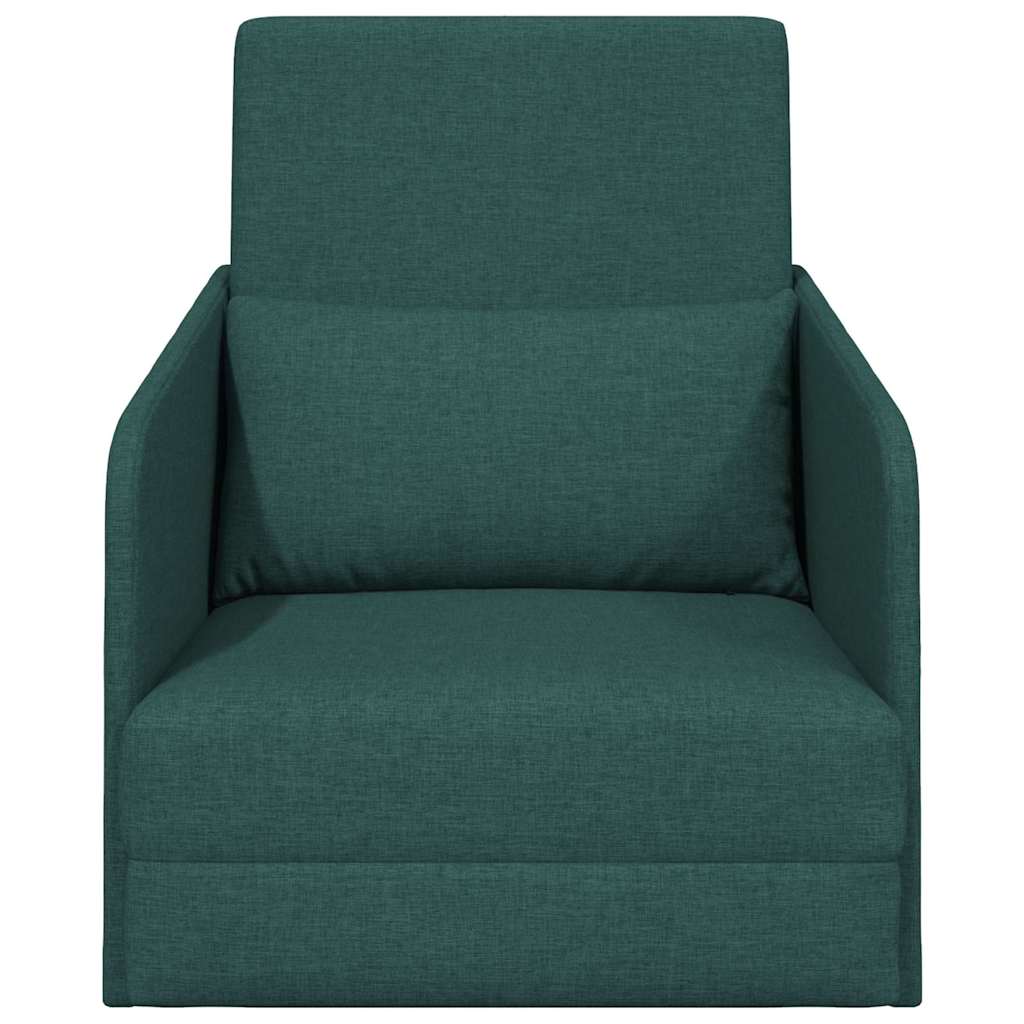 Divano letto Verde Scuro 65 x 80 x 83 cm Tessuto