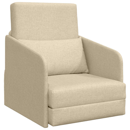 Divano letto Crema 65 x 80 x 83 cm Tessuto | homemem39