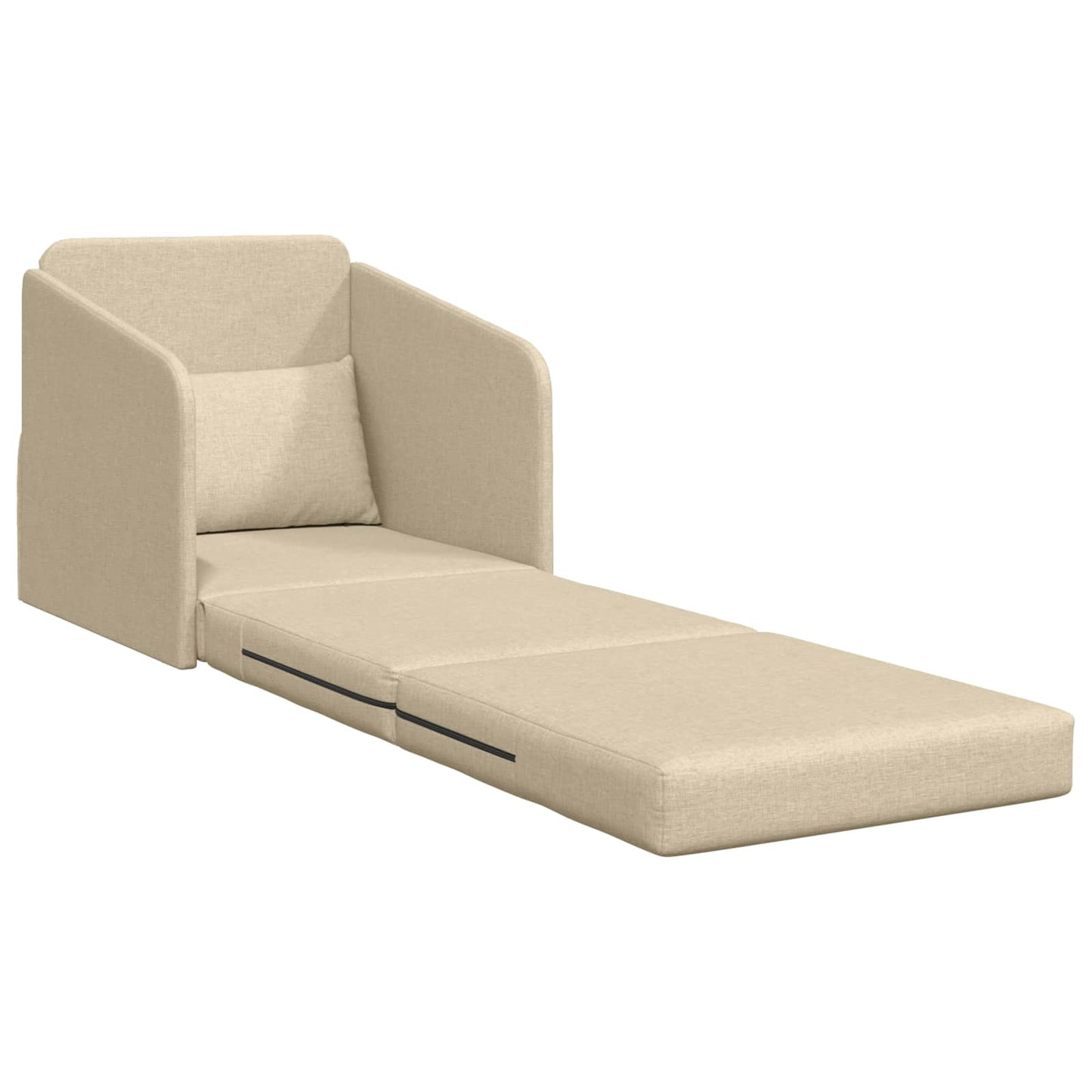 Divano letto Crema 65 x 80 x 83 cm Tessuto | homemem39