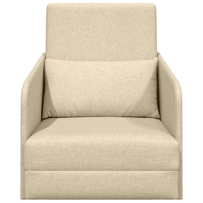 Divano letto Crema 65 x 80 x 83 cm Tessuto | homemem39