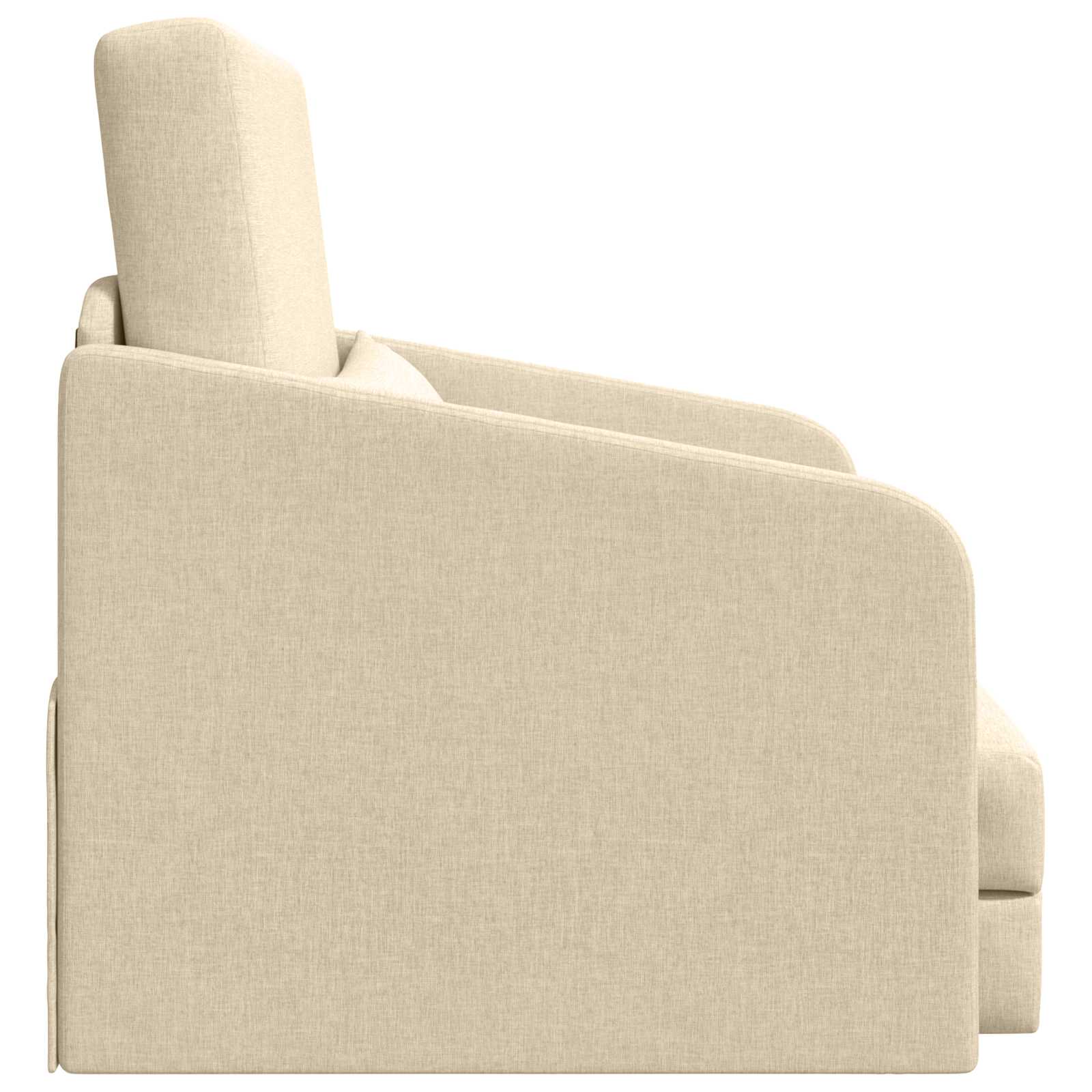 Divano letto Crema 65 x 80 x 83 cm Tessuto | homemem39