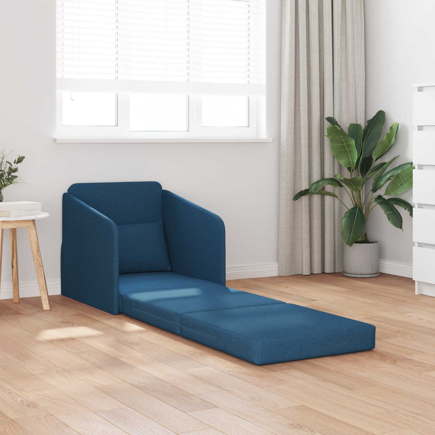 Divano letto Blu 65 x 80 x 83 cm Tessuto | homemem39