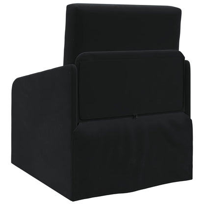 Divano letto Nero 65 x 80 x 83 cm Velluto