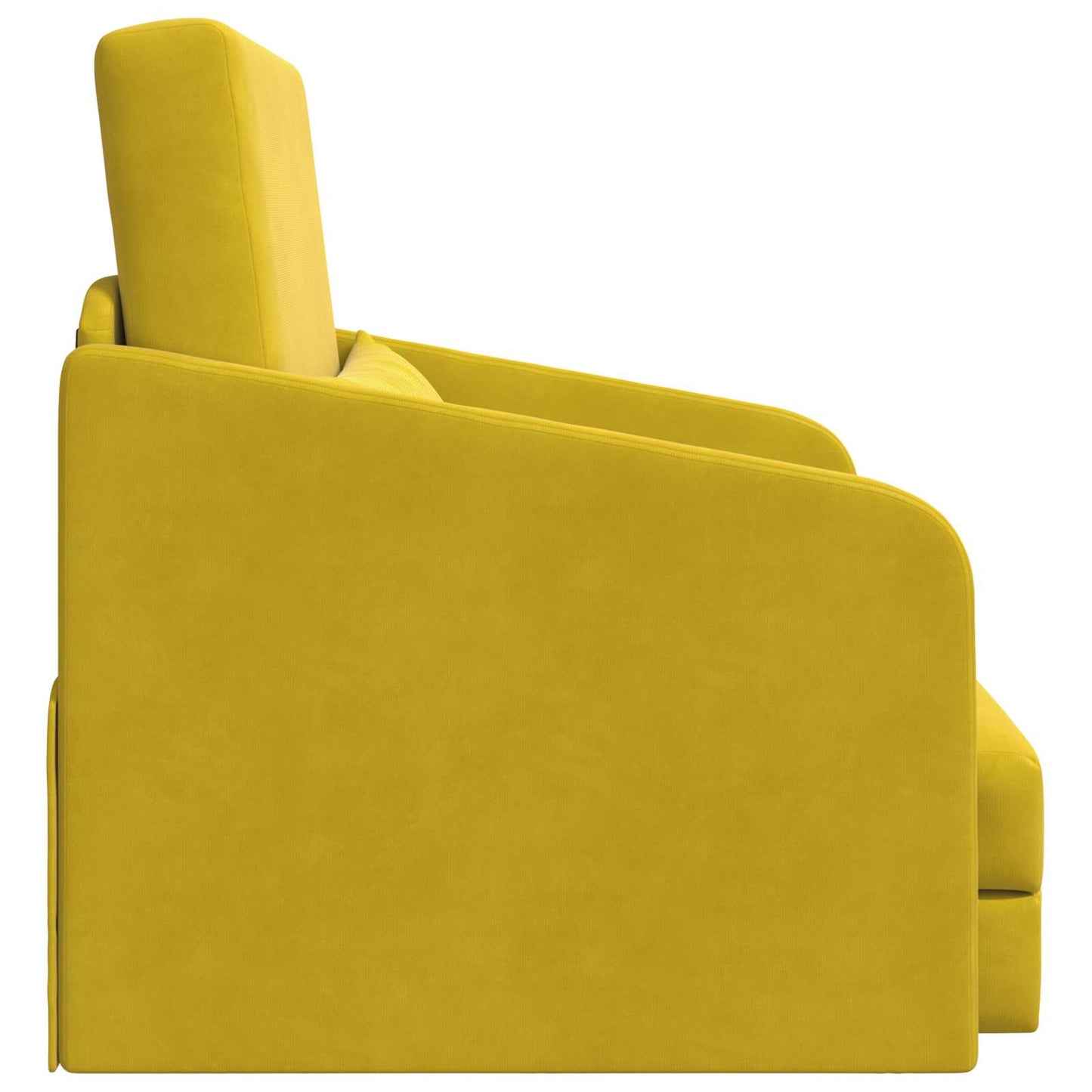 Divano letto Giallo 65 x 80 x 83 cm Velluto | homemem39