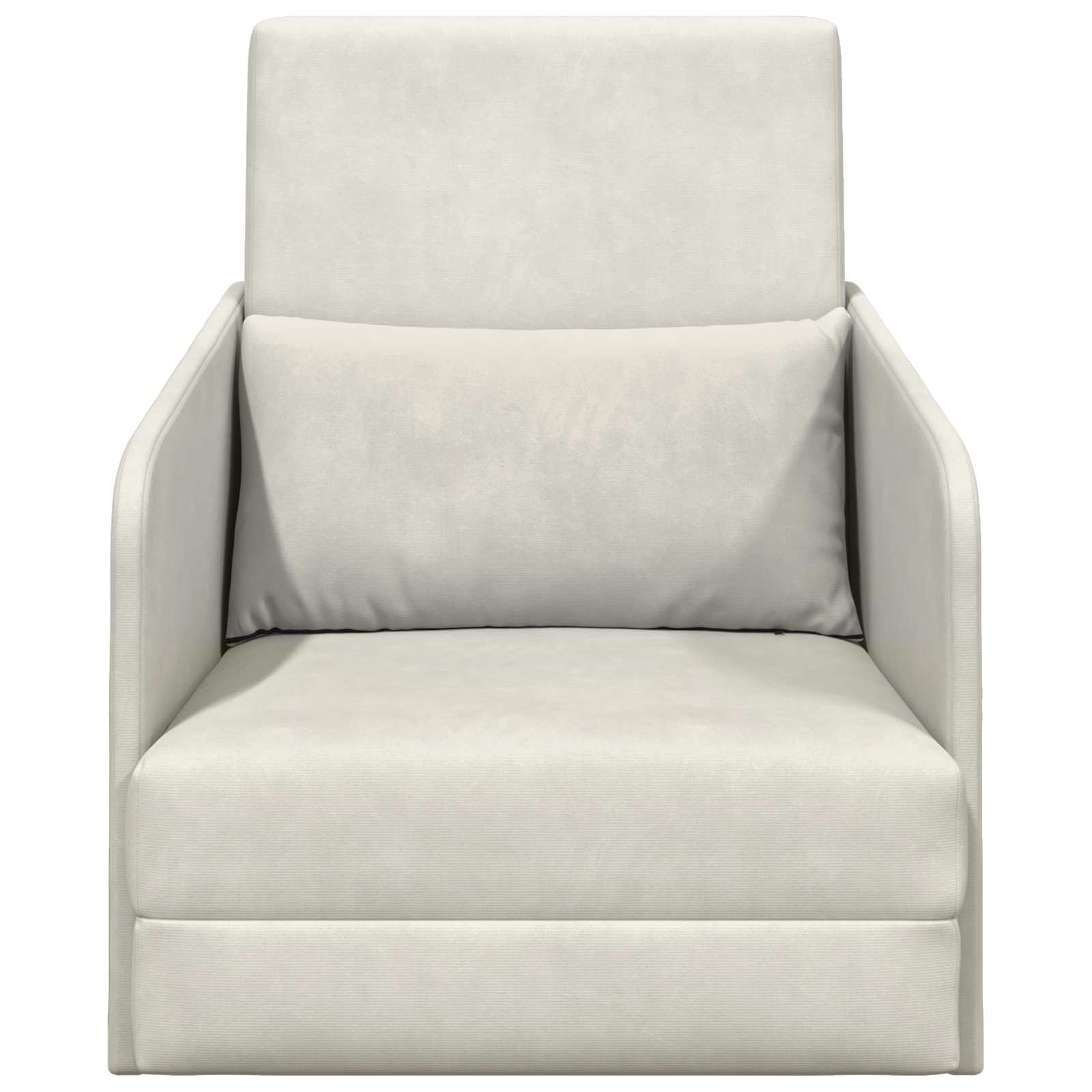Divano letto Crema 65 x 80 x 83 cm Velluto | homemem39