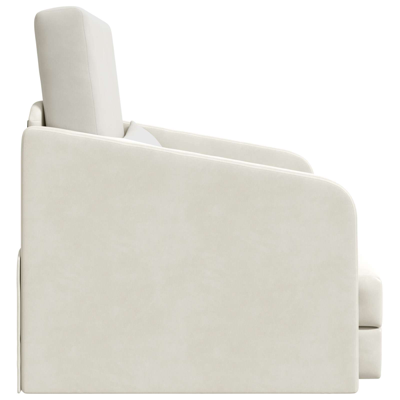Divano letto Crema 65 x 80 x 83 cm Velluto | homemem39