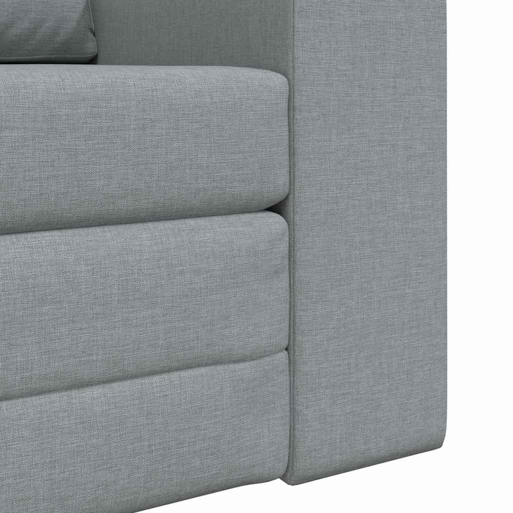 Divano letto Grigio chiaro 98 x 71 x 83 cm Tessuto | homemem39