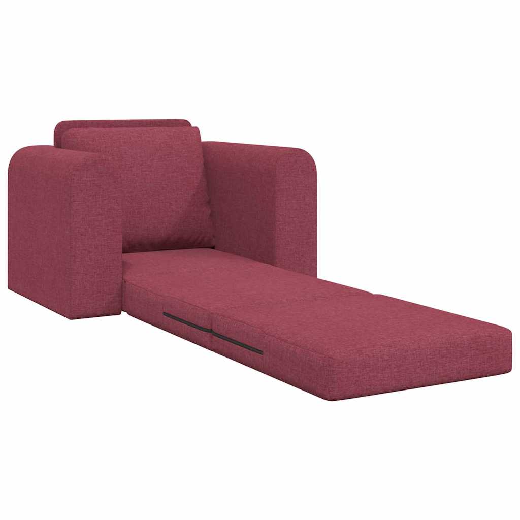 Divano letto Rosso vino 98 x 71 x 83 cm Tessuto - homemem39