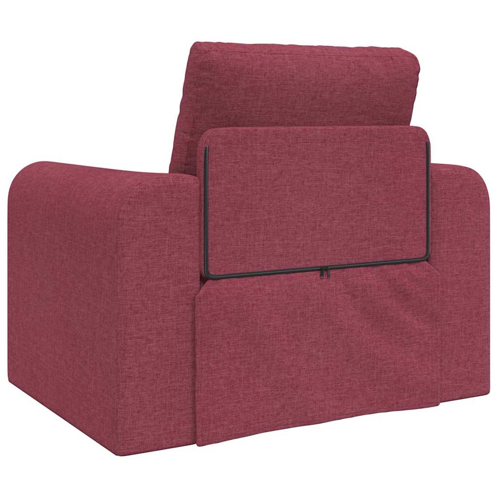 Divano letto Rosso vino 98 x 71 x 83 cm Tessuto - homemem39