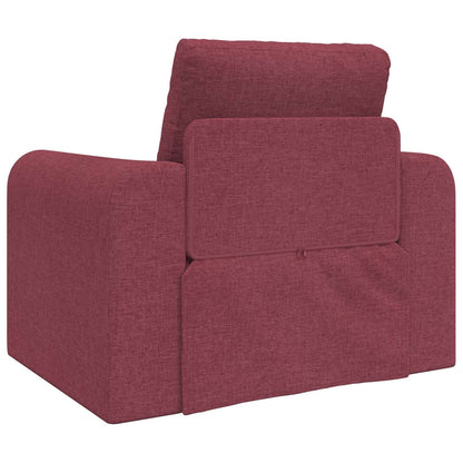 Divano letto Rosso Vino 98 x 71 x 83 cm Tessuto | homemem39