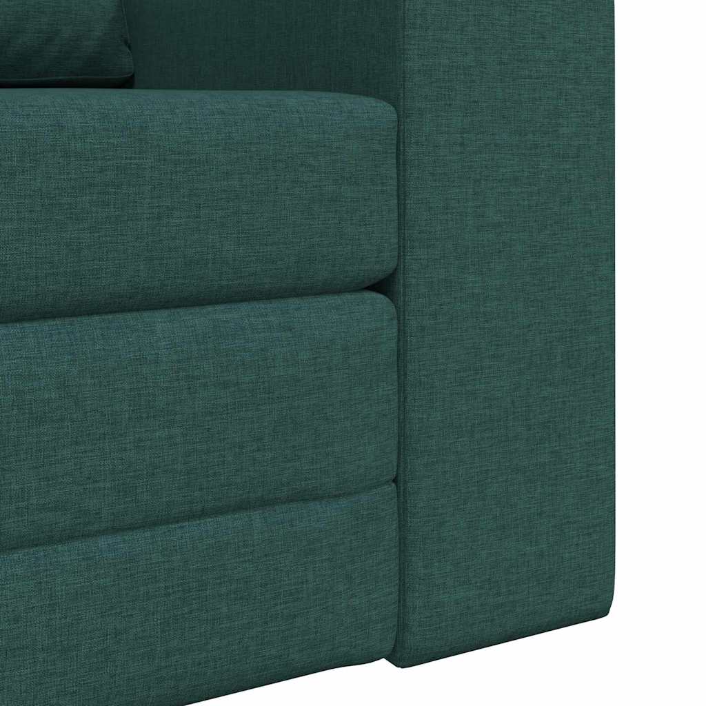 Divano letto Verde scuro 98 x 71 x 83 cm Tessuto - homemem39