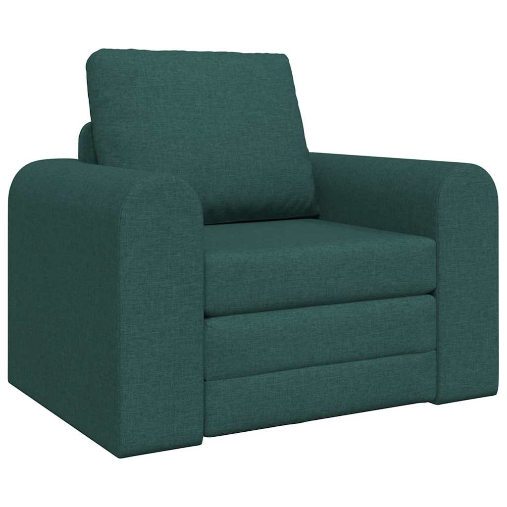 Divano letto Verde scuro 98 x 71 x 83 cm Tessuto - homemem39