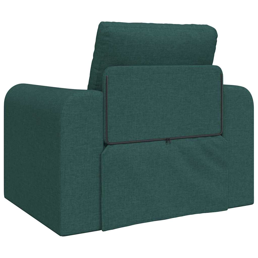 Divano letto Verde scuro 98 x 71 x 83 cm Tessuto - homemem39