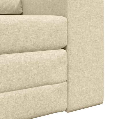 Divano letto Crema 98 x 71 x 83 cm Tessuto | homemem39