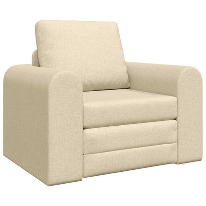 Divano letto Crema 98 x 71 x 83 cm Tessuto | homemem39