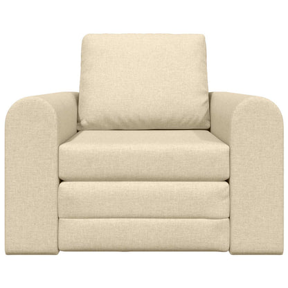 Divano letto Crema 98 x 71 x 83 cm Tessuto | homemem39