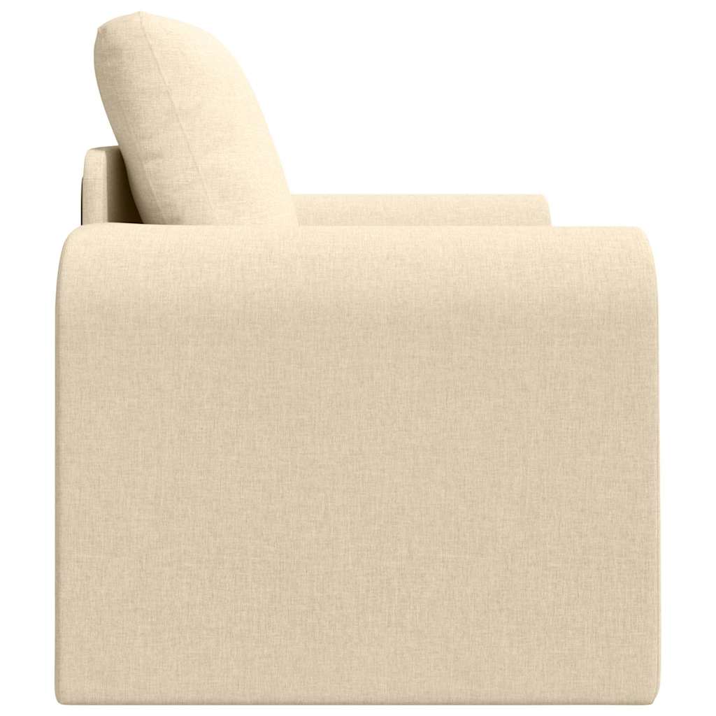 Divano letto Crema 98 x 71 x 83 cm Tessuto - homemem39