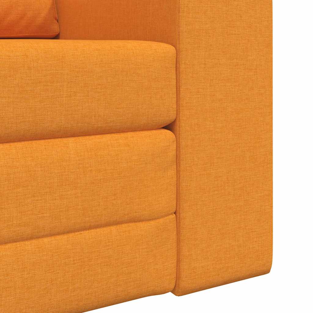 Divano letto Giallo scuro 98 x 71 x 83 cm Tessuto - homemem39