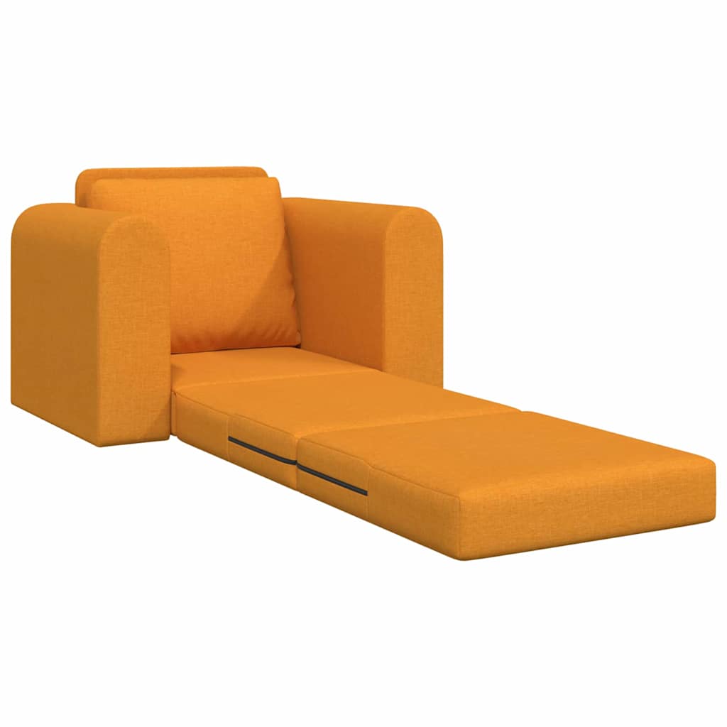 Divano letto Giallo scuro 98 x 71 x 83 cm Tessuto - homemem39