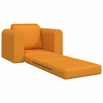 Divano letto Giallo scuro 98 x 71 x 83 cm Tessuto - homemem39