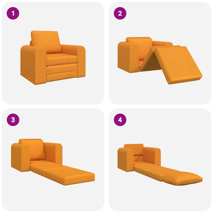 Divano letto Giallo Scuro 98 x 71 x 83 cm Tessuto
