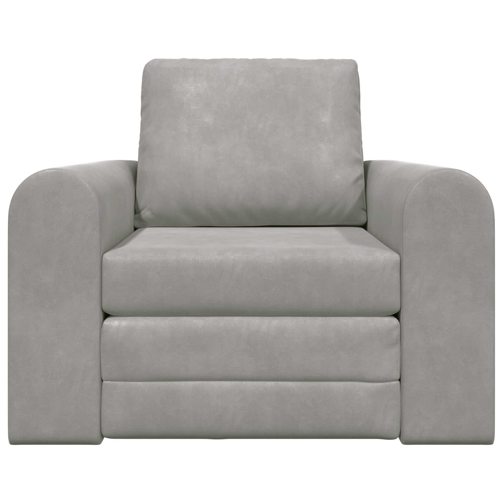 Divano letto Grigio chiaro 98 x 71 x 83 cm Velluto | homemem39