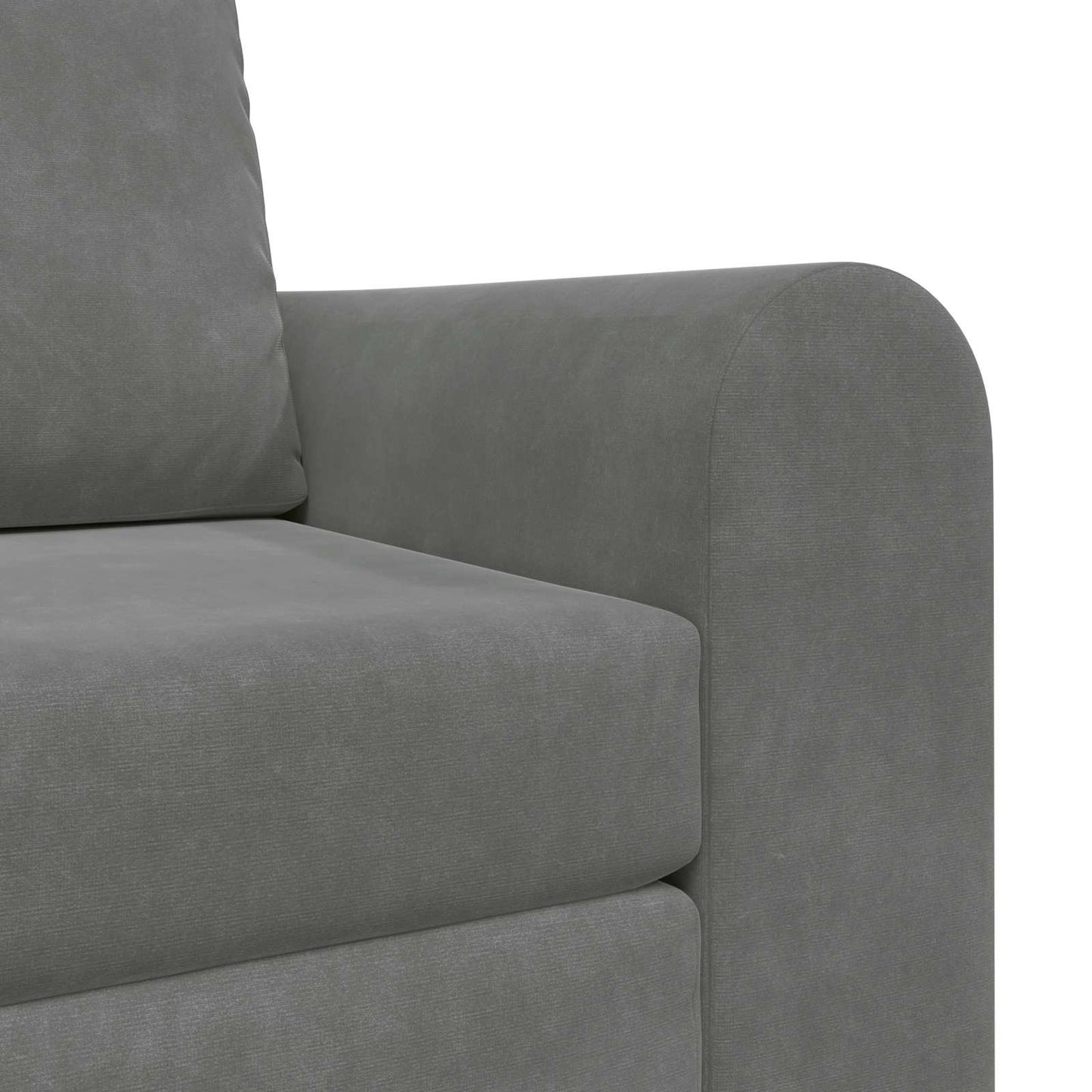 Divano letto Grigio scuro 98 x 71 x 83 cm Velluto | homemem39
